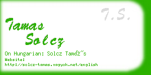 tamas solcz business card